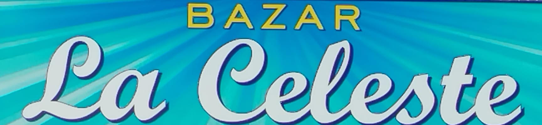 Rótulo de Bazar La Celeste